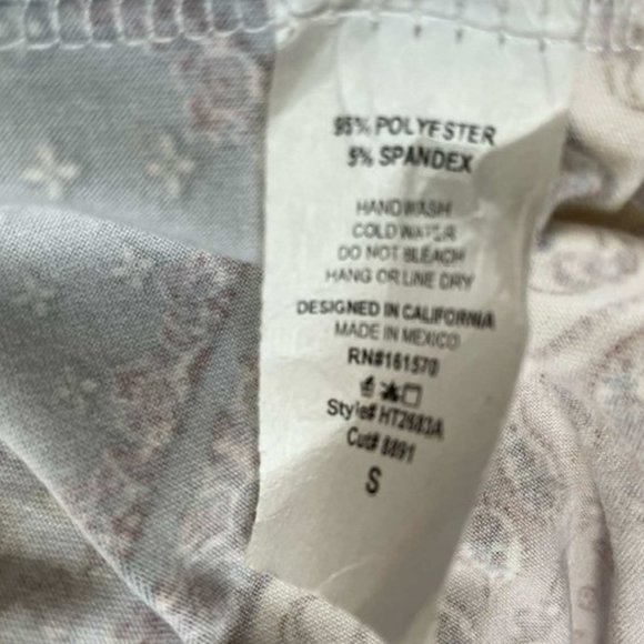 Haptics Boho V Neck Top SMALL (606) - Picture 4 of 4